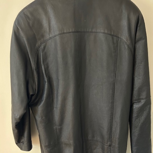 Small springwest leather trench coat - Picture 4 of 5